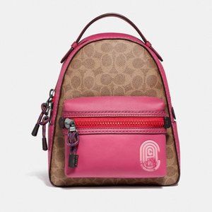 NWT Coach Campus Backpack 23 In Signature Canvas